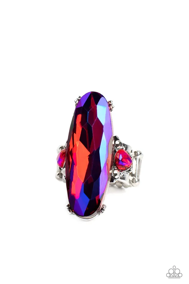 Rings Paparazzi Jewelry Paparazzi Ring Interdimensional Dimension Pink
