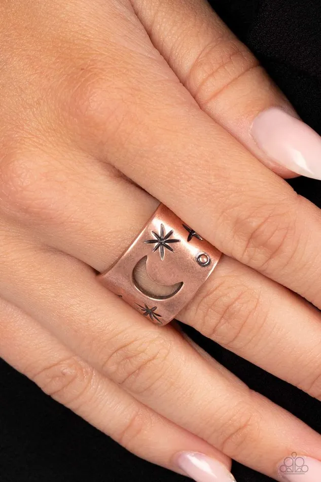 Rings Paparazzi Jewelry Paparazzi Ring Lunar Levels Copper