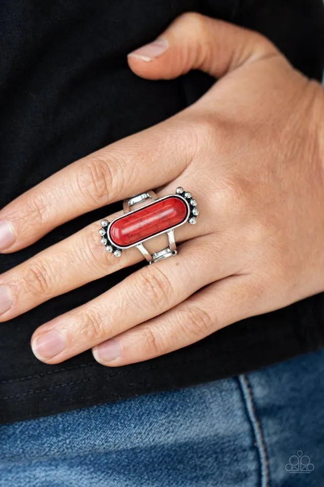 Rings Paparazzi Jewelry Paparazzi Ring Ranch Relic Red