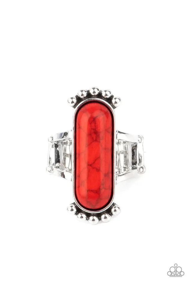 Rings Paparazzi Jewelry Paparazzi Ring Ranch Relic Red Rings Paparazzi Jewelry Paparazzi Ring Ranch Relic Red