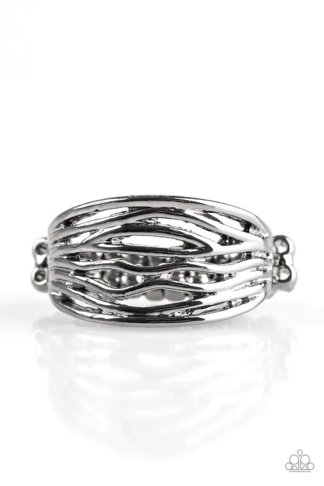 Rings Paparazzi Jewelry Paparazzi Ring Rip Current Black