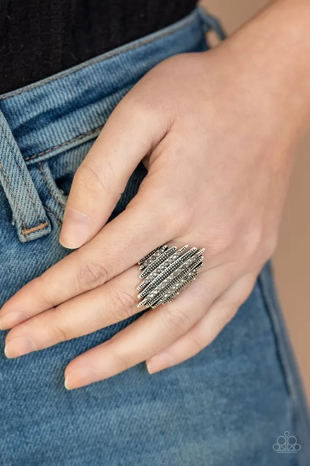 Rings Paparazzi Jewelry Paparazzi Ring Shocking Sparkle Silver