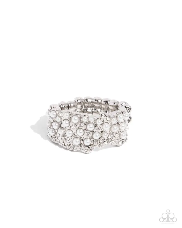 Rings Paparazzi Jewelry Paparazzi Ring Standard of Care White Rings Paparazzi Jewelry Paparazzi Ring Standard of Care White