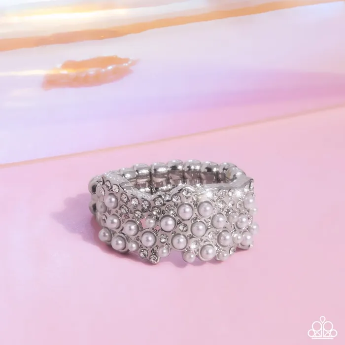 Rings Paparazzi Jewelry Paparazzi Ring Standard of Care White Rings Paparazzi Jewelry Paparazzi Ring Standard of Care White