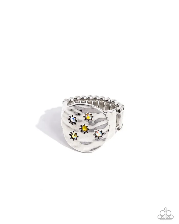 Rings Paparazzi Jewelry Paparazzi Ring Starry Serenade Yellow Rings Paparazzi Jewelry Paparazzi Ring Starry Serenade Yellow