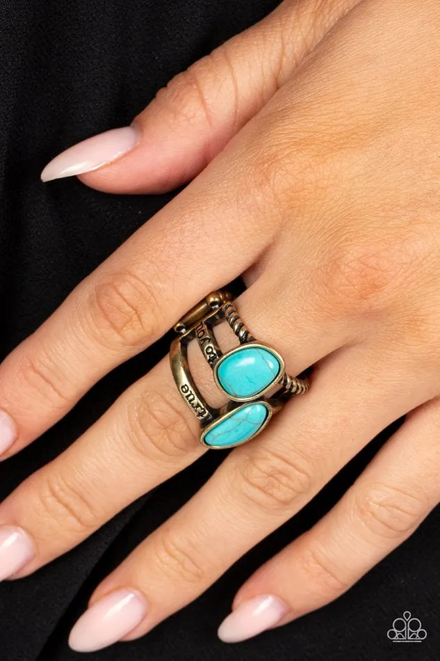 Rings Paparazzi Jewelry Paparazzi Ring True to You Brass