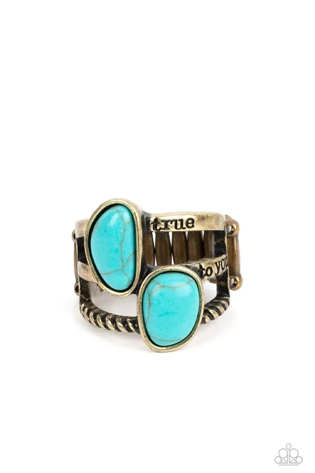 Rings Paparazzi Jewelry Paparazzi Ring True to You Brass Rings Paparazzi Jewelry Paparazzi Ring True to You Brass