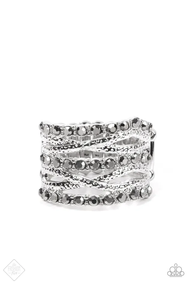 Rings Paparazzi Jewelry Paparazzi Ring Unthinkable Twinkle Silver