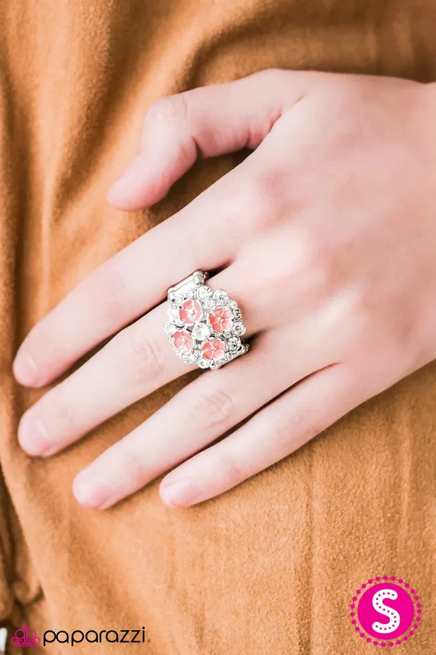 Rings Paparazzi Ring Bali Banquet Orange Paparazzi Jewelry