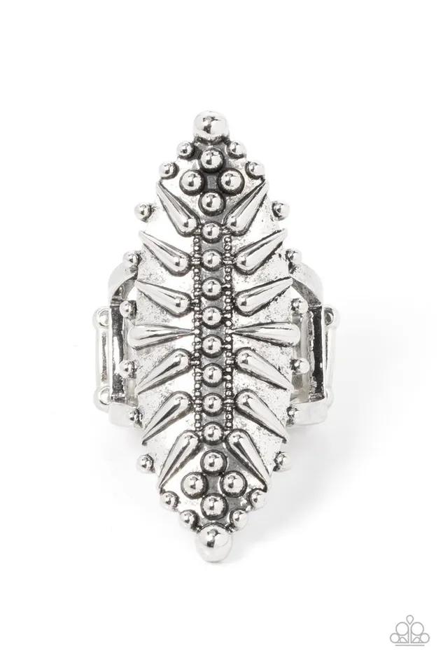 Rings Paparazzi Ring Bump Set Spike Silver Paparazzi Jewelry Rings Paparazzi Ring Bump Set Spike Silver Paparazzi Jewelry