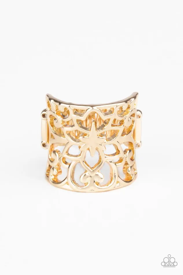 Rings Paparazzi Ring Guru Garden Gold Paparazzi Jewelry Rings Paparazzi Ring Guru Garden Gold Paparazzi Jewelry