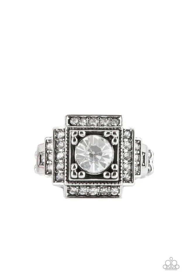 Rings Paparazzi Ring Polished Pantheon White Paparazzi Jewelry Rings Paparazzi Ring Polished Pantheon White Paparazzi Jewelry