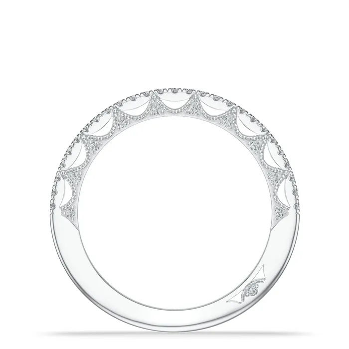 Rings Tacori Tacori 18K White Gold 22mm Diamond Band
