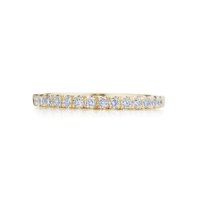 Rings Tacori Tacori Coastal Crescent 14K Yellow Gold Diamond Band