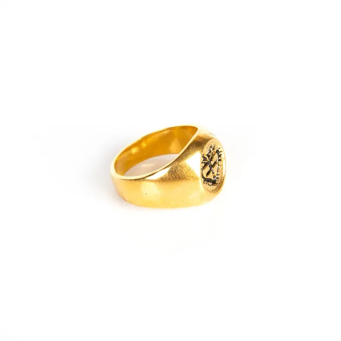 Rings Virgins Saints Angels Logo Signet Ring