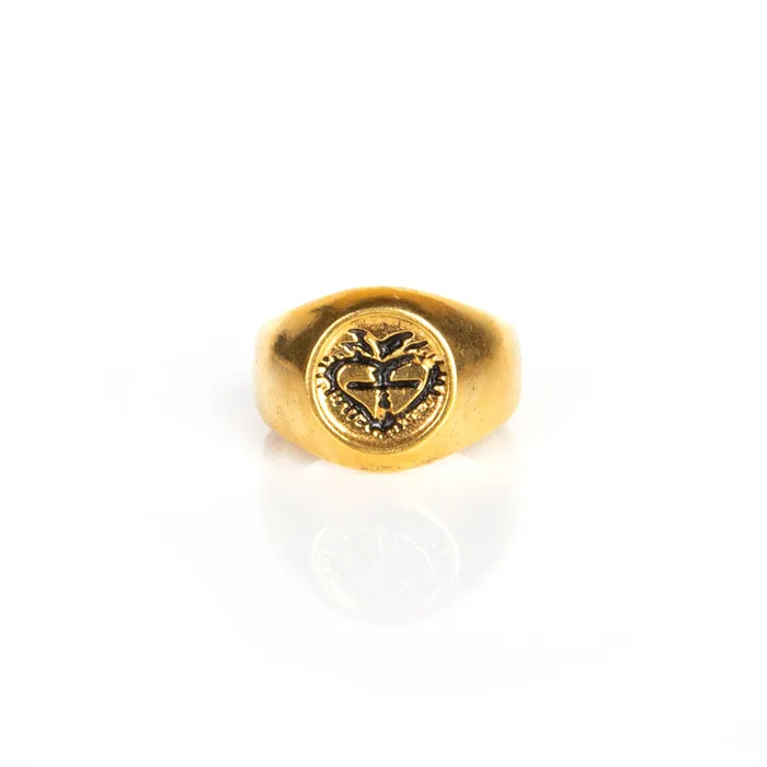 Rings Virgins Saints Angels Logo Signet Ring Rings Virgins Saints Angels Logo Signet Ring
