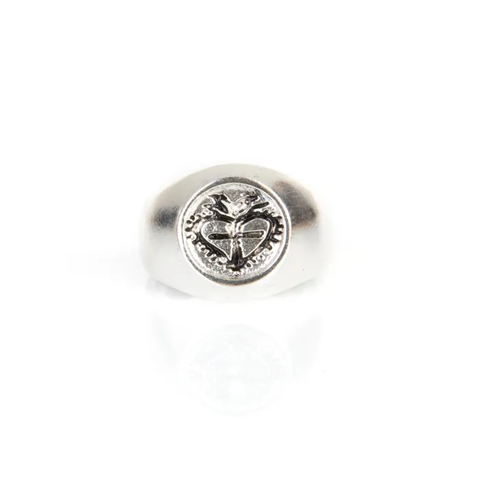 Rings Virgins Saints Angels Logo Signet Ring Rings Virgins Saints Angels Logo Signet Ring