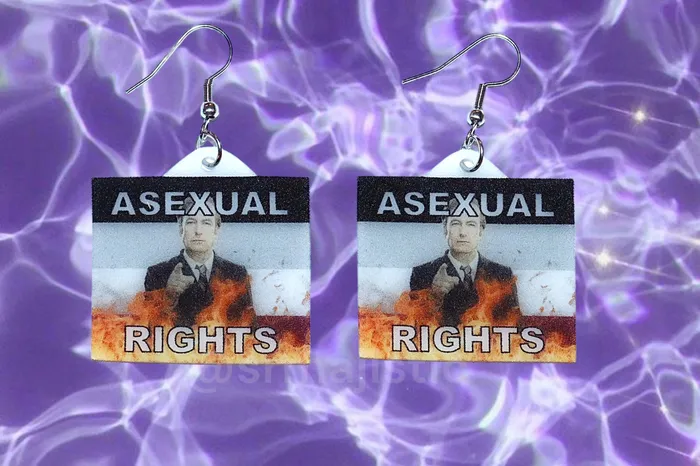 Sam Makes Things Earrings READY TO SHIP Better Call Saul Flame Pride Flag Handmade Earrings Sam Makes Things Earrings READY TO SHIP Better Call Saul Flame Pride Flag Handmade Earrings
