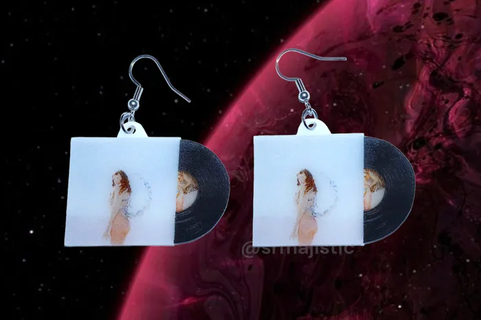 Sam Makes Things Earrings Tove Lo Dirt Femme Vinyl Album Handmade Earrings