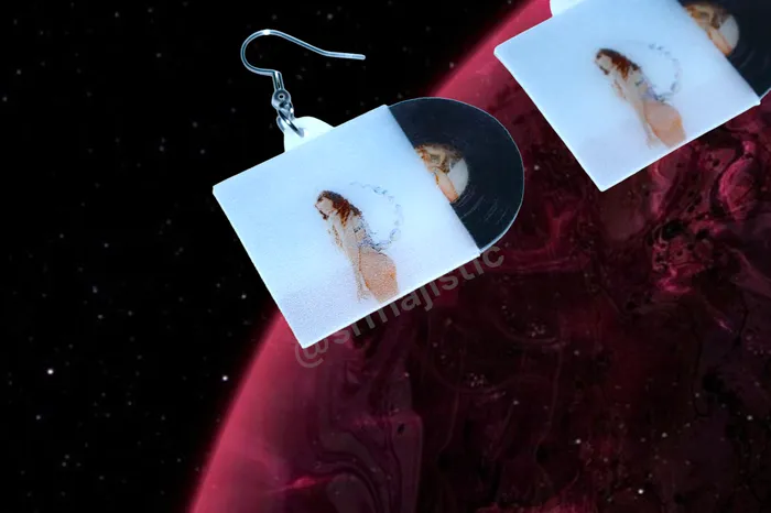Sam Makes Things Earrings Tove Lo Dirt Femme Vinyl Album Handmade Earrings