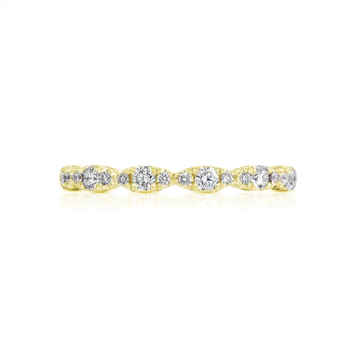 Tacori Petite Crescent 18K Yellow Gold Diamond Wedding Band Ring Tacori Rings Tacori Petite Crescent 18K Yellow Gold Diamond Wedding Band Ring Tacori Rings