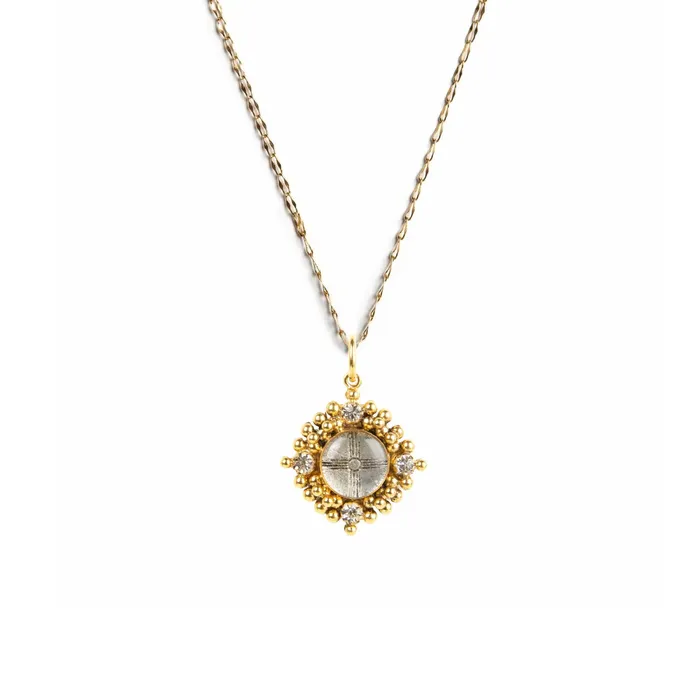 Virgins Saints Angels Petite Cloister Charm Necklace Zia Necklaces Virgins Saints Angels Petite Cloister Charm Necklace Zia Necklaces
