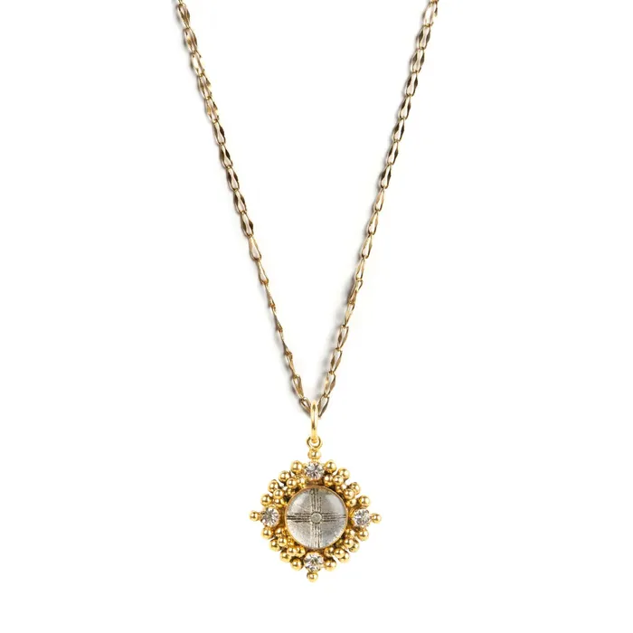Virgins Saints Angels Petite Cloister Charm Necklace Zia Necklaces Virgins Saints Angels Petite Cloister Charm Necklace Zia Necklaces