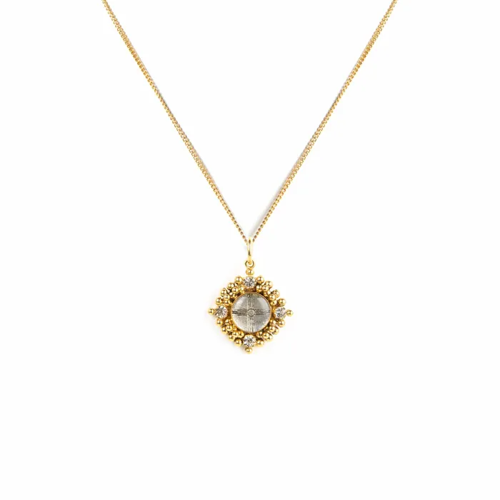 Virgins Saints Angels Petite Cloister Charm Necklace Zia Necklaces Virgins Saints Angels Petite Cloister Charm Necklace Zia Necklaces