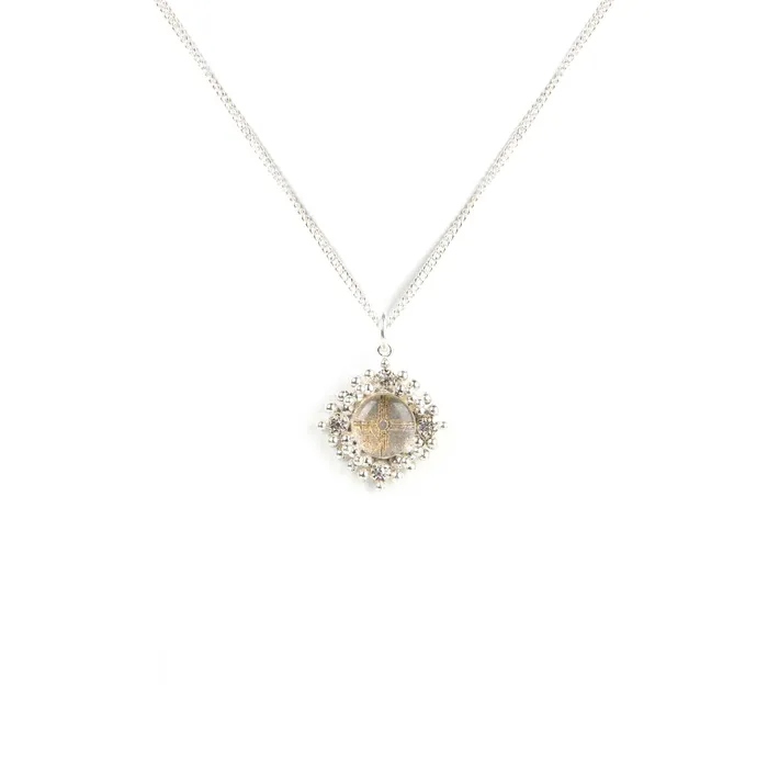 Virgins Saints Angels Petite Cloister Charm Necklace Zia Necklaces Virgins Saints Angels Petite Cloister Charm Necklace Zia Necklaces