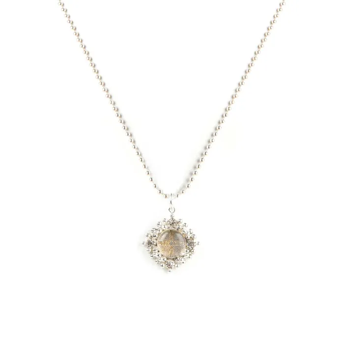 Virgins Saints Angels Petite Cloister Charm Necklace Zia Necklaces Virgins Saints Angels Petite Cloister Charm Necklace Zia Necklaces