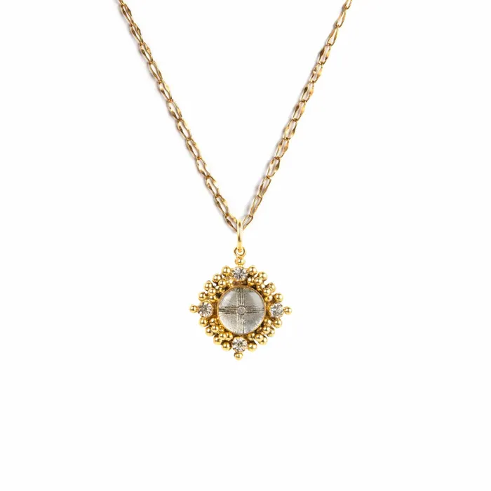 Virgins Saints Angels Petite Cloister Charm Necklace Zia Necklaces Virgins Saints Angels Petite Cloister Charm Necklace Zia Necklaces