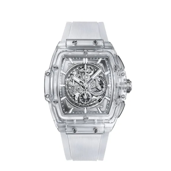 Watches Hublot Hublot Spirit of Big Bang Sapphire 45mm Watch Ref 601JX0120RT Skeleton Dial Lined Rubber Strap Watches Hublot Hublot Spirit of Big Bang Sapphire 45mm Watch Ref 601JX0120RT Skeleton Dial Lined Rubber Strap