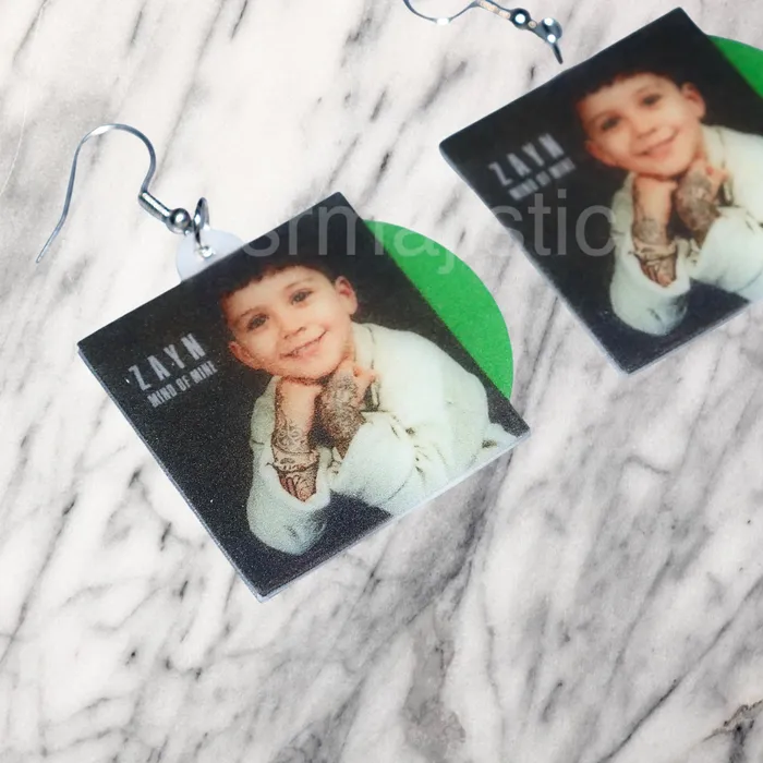 ZAYN Mind of Mine Vinyl Album Handmade Earrings Sam Makes Things Earrings